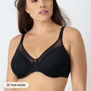 Bali One Smooth U Ultra Light Underwire Bra Women's Comfortable Fit Everyday